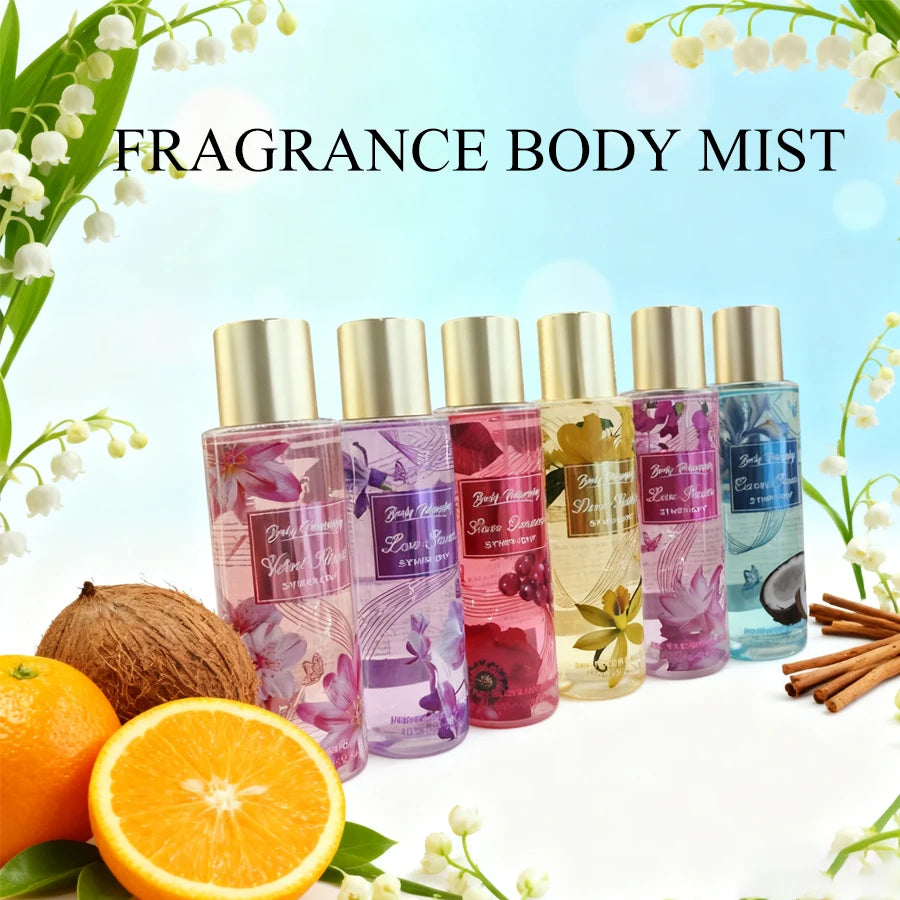 Floral Silk Body & Hair Mist Collection — Clear | KIMLUD