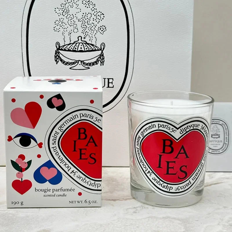 Romantic Limited Diptyques Candles Sakura Scented Fragrance Candle Light Gift High Quality Aromatherapy Perfume Aroma Home Decor