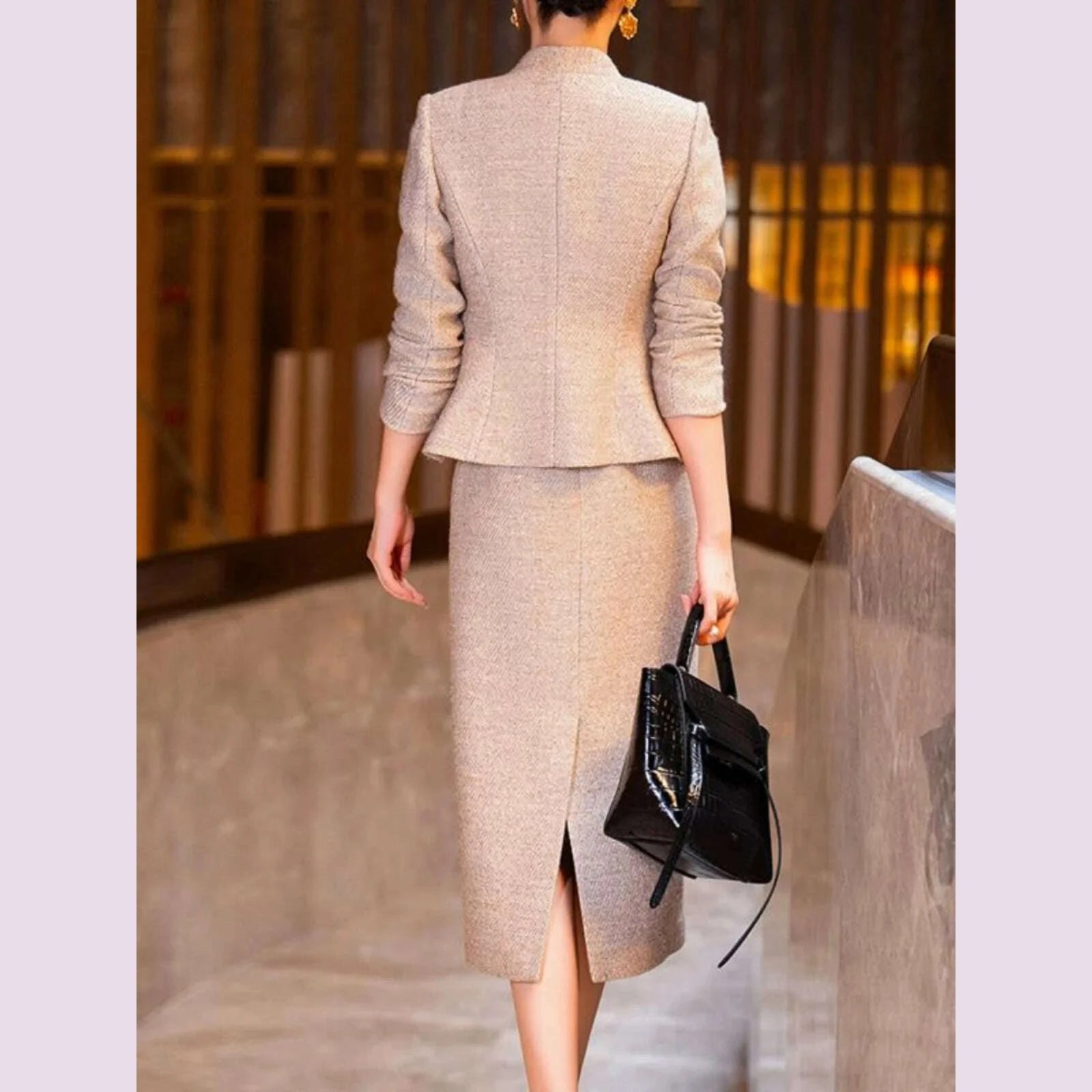 woolen-little-fragrant-style-set-for-women-fashionable-and-stylish-ladies-slimming-dress-knee-length-two-piece-setkimlud-womens-fashion-34625366