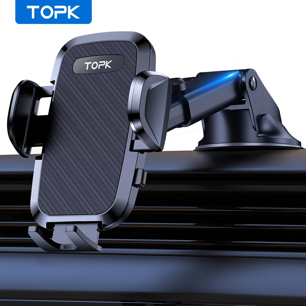 Car Phone Holder – 360 Degree Rotation – Universal Mount | KIMLUD