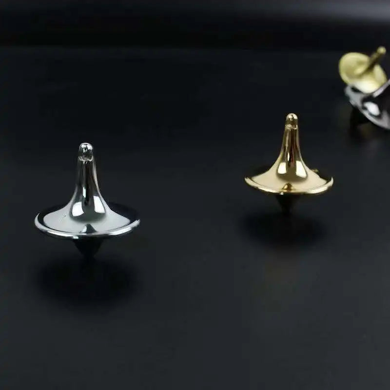 Spinning Top Toys Metal Antistress Gyro Pendant Great Accurate Silver Kirsite Hot Movie Totem Print Small Cyclone Gyroscope
