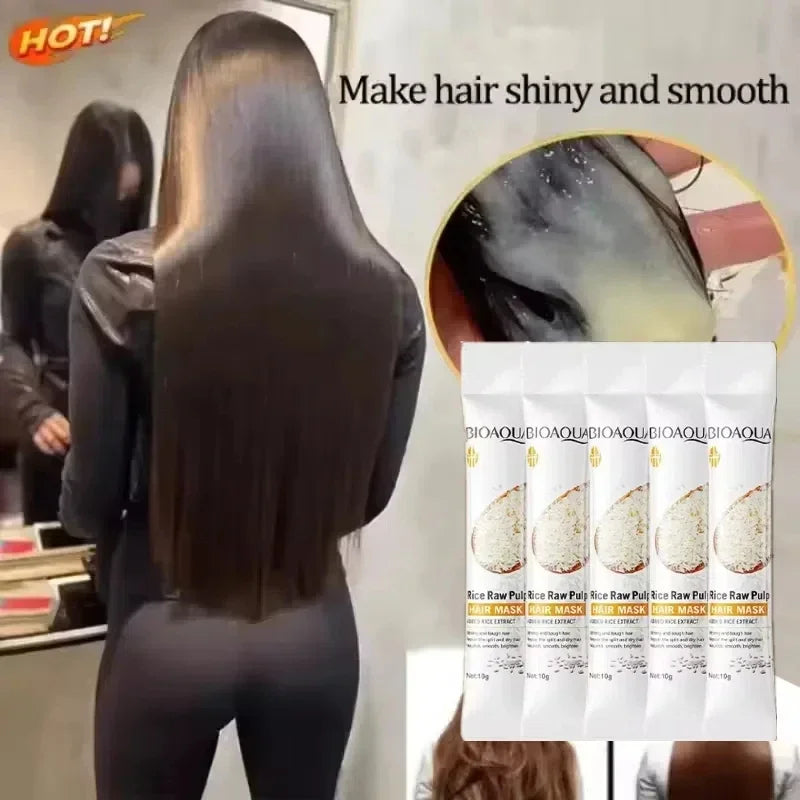 5-Second Smooth Hair Care Professional Magic Hair Mask, Natural Repair, Moisturizing, Anti-Split Ends, Repairs Damage, Smoothes Frizz