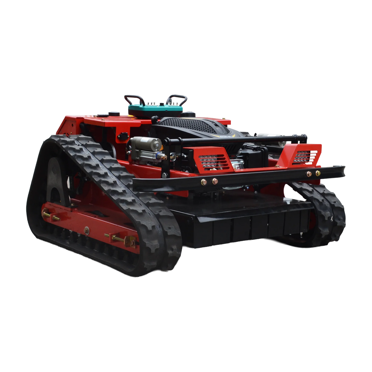 Tracked Lawn Mower – Remote Control – Cordless Self Propelled | KIMLUD