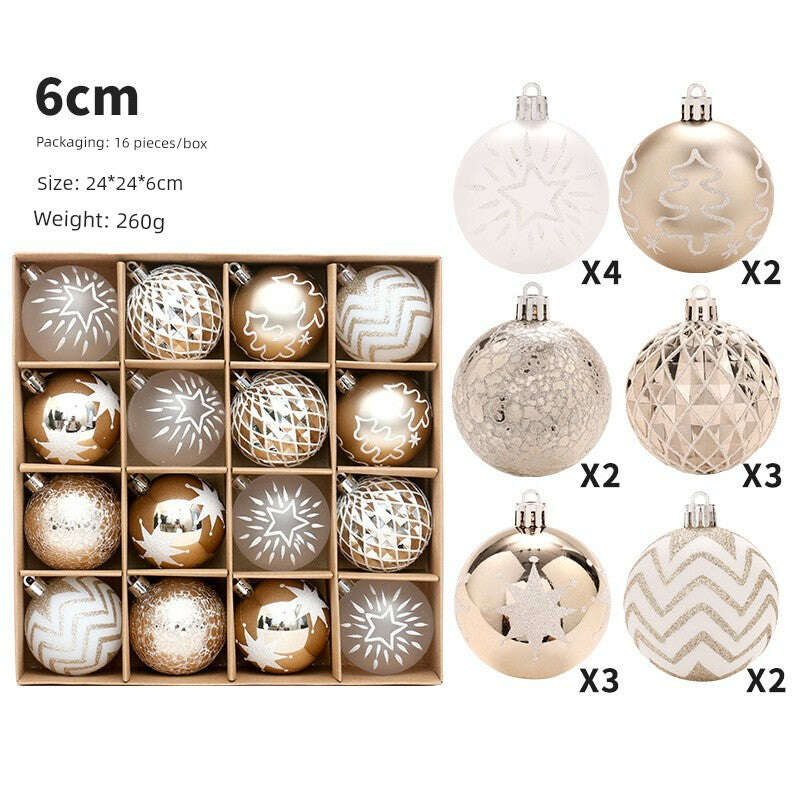 KIMLUD, Christmas Tree 42 Scenes Christmas Decorations, KIMLUD Womens Clothes