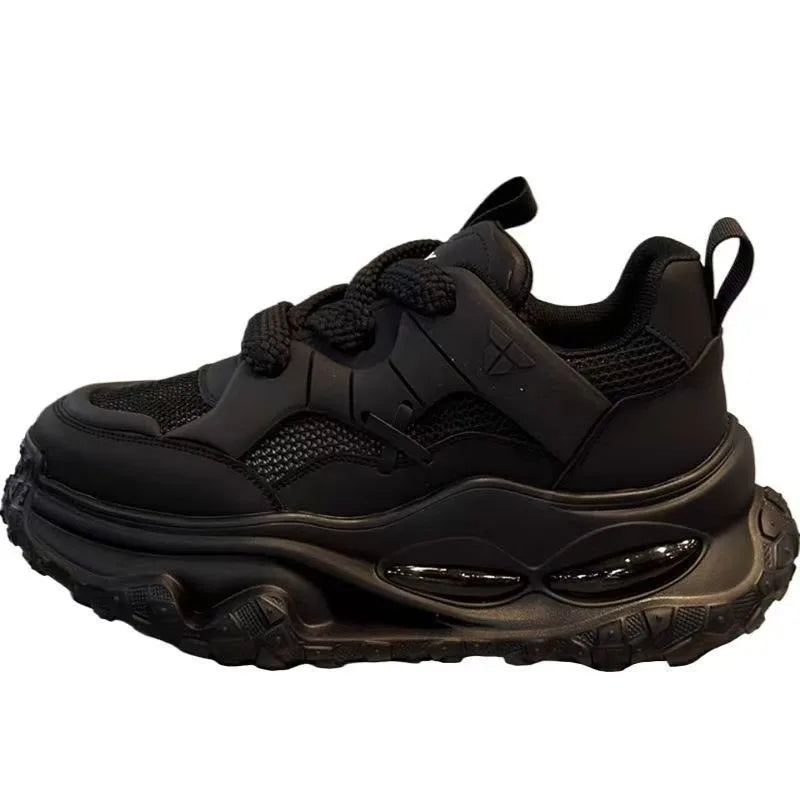 Men's Running Shoes – Breathable Mesh – Thick Sole | KIMLUD