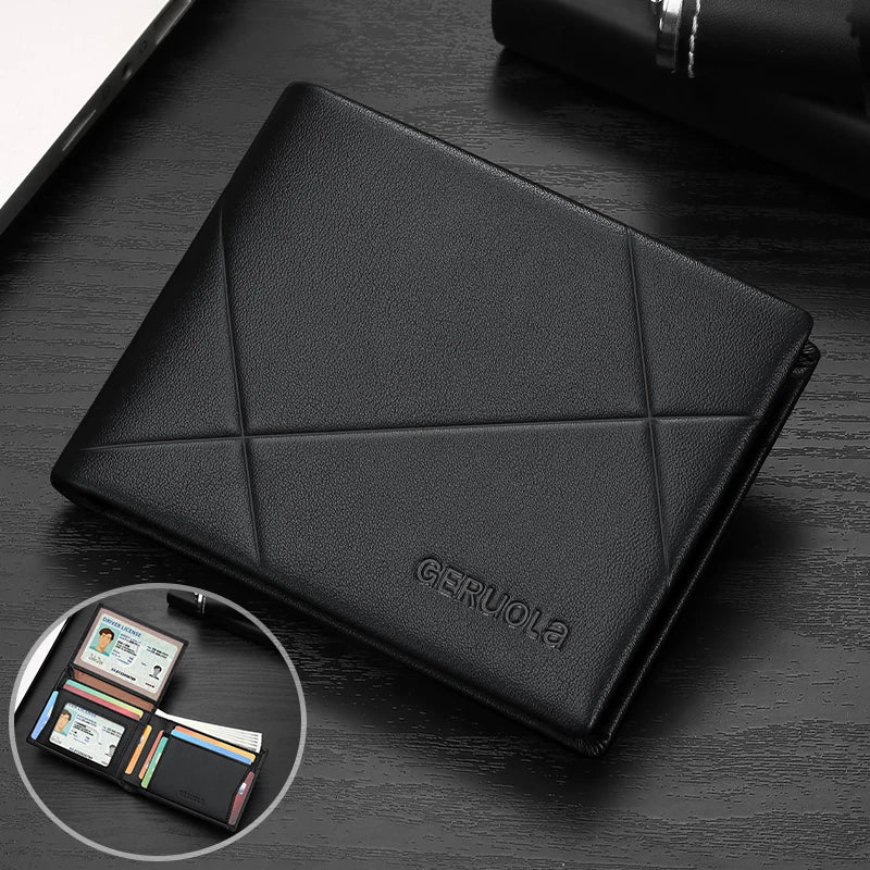 Men's Wallet – RFID Protection – Genuine Leather | KIMLUD