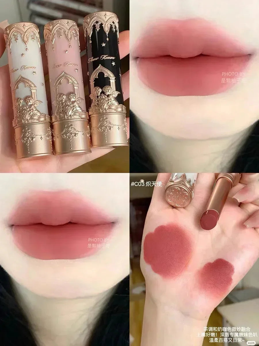 Velvet Matte Lip Mud Stick Hydrating Formula — Blush Pink | KIMLUD