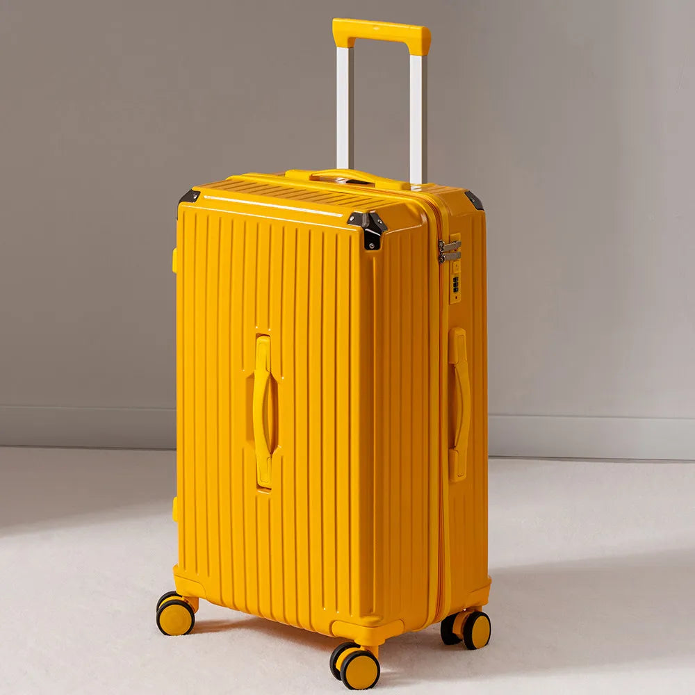 Aluminum Framed Luggage 30/32-Inch Large Cup and Phone Holder — Silver | KIMLUD