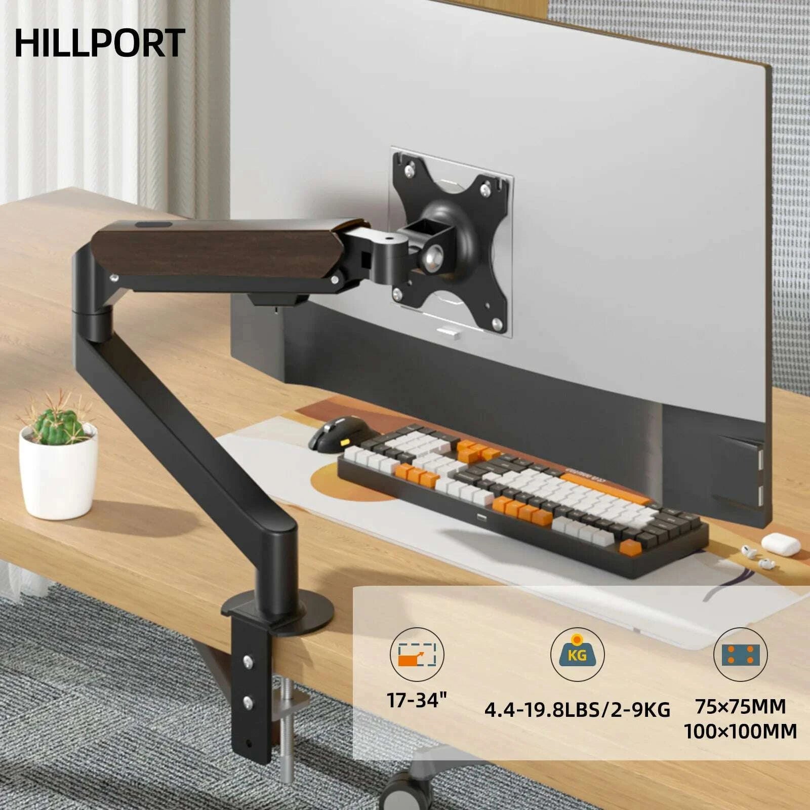 hillport-17-34-desktop-monitor-arm-holder-gas-spring-full-motion-mount-strut-lcd-led-tv-bracket-stand-pc-soport-support-m5kimlud-womens-fashion-34601447