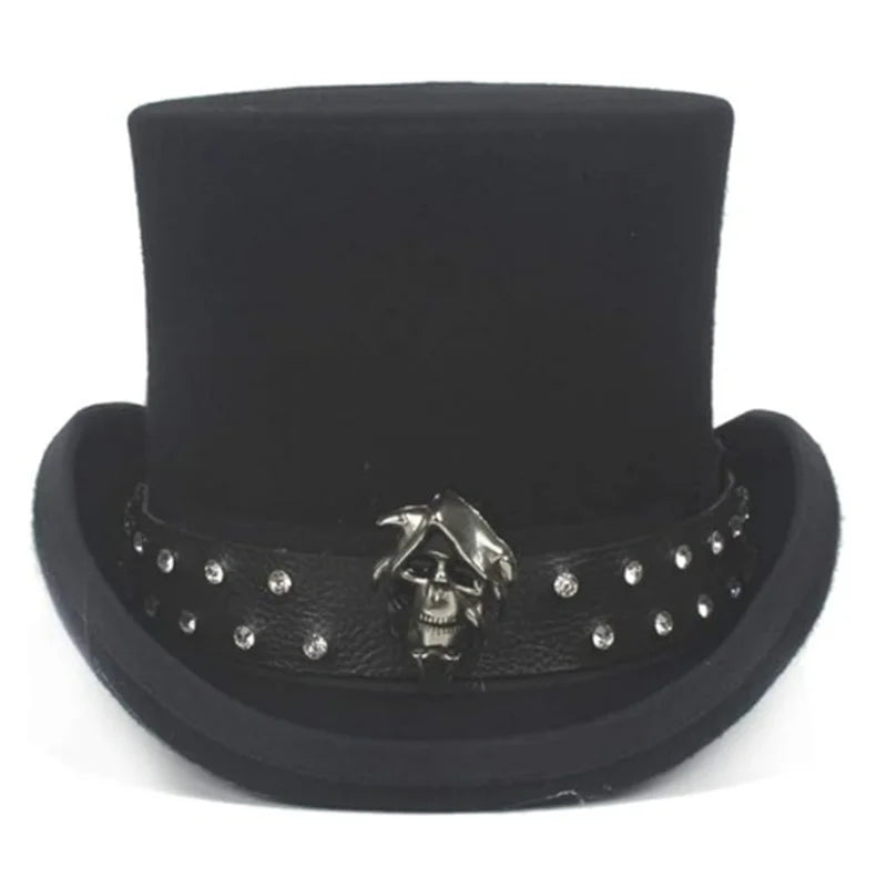 Top Hat - Magician Presidential High Hat - Wool | KIMLUD