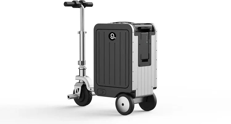 Aluminum Rideable Luggage 20-Inch Carry-On Cruise Mode — Soft Pink | KIMLUD