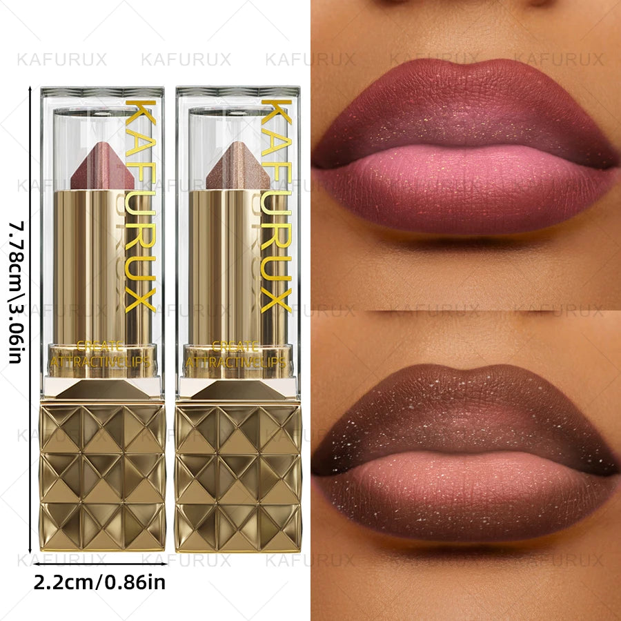 Lipstick – Two Tone Glitter – Red | KIMLUD