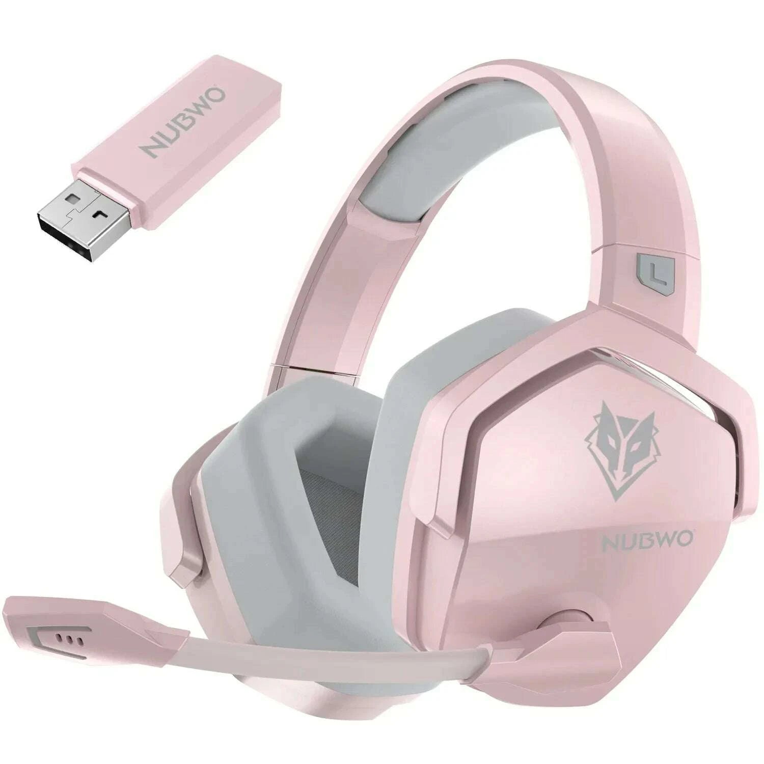 KIMLUD, NUBWO G06 Dual Wireless Gaming Headset with Microphone for PS5, PS4, PC, Mobile, Switch 2.4GHz Wireless Bluetooth Headphone, KIMLUD Womens Clothes