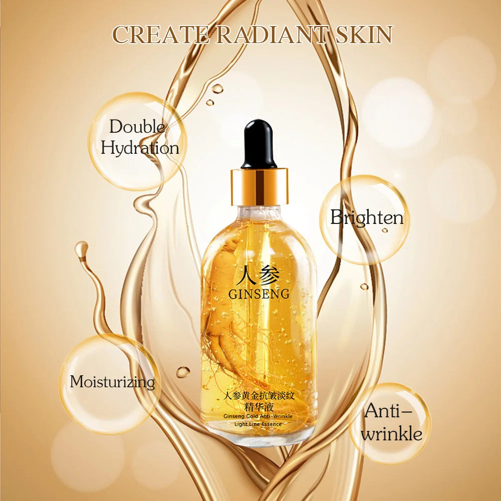 24K Gold Serum Hyaluronic Acid Anti Aging Lifting — Clear | KIMLUD