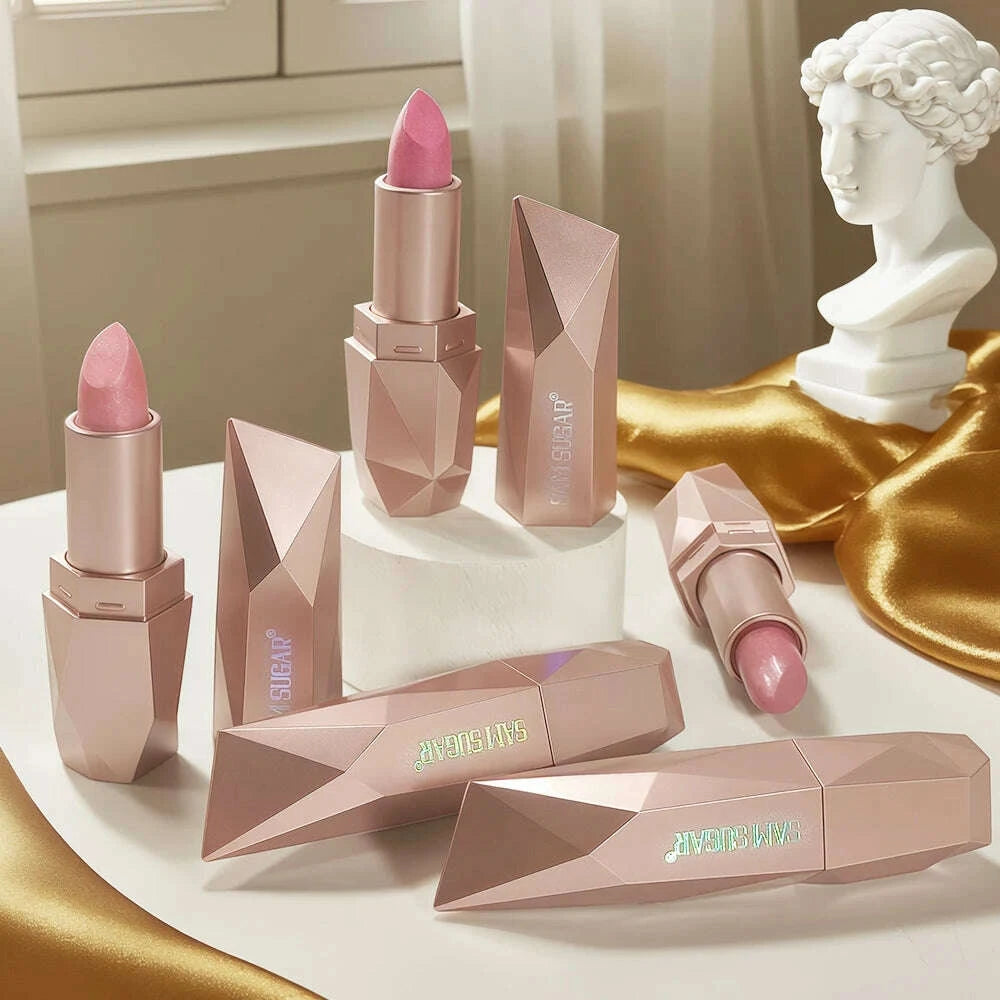 sam-sugar-6-color-dazzling-gold-moisturizing-long-lasting-lipstick-diamond-pearl-fine-sparkle-color-lipstickkimludkimlud-35575169