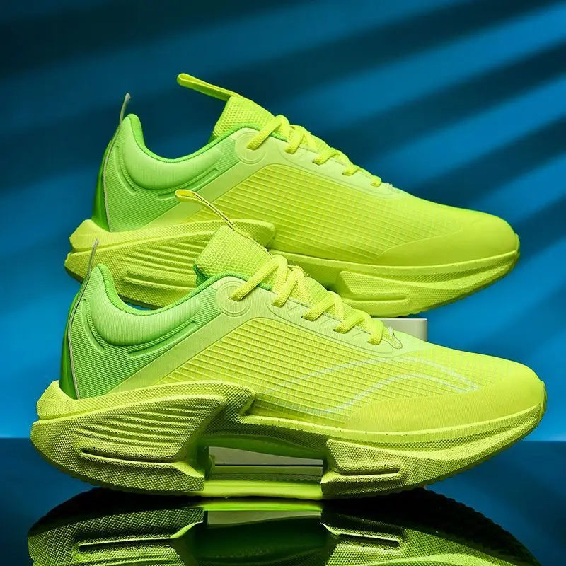 Running Shoes - High Elastic Support - Fabric Upper | KIMLUD