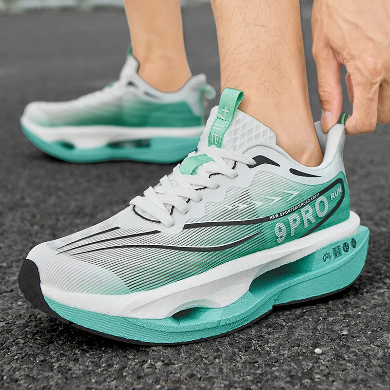 Carbon Board Marathon Running Shoes Men Comfortable Athletic Women's Sneakers Breathable Walking Basketball Sneakers Men