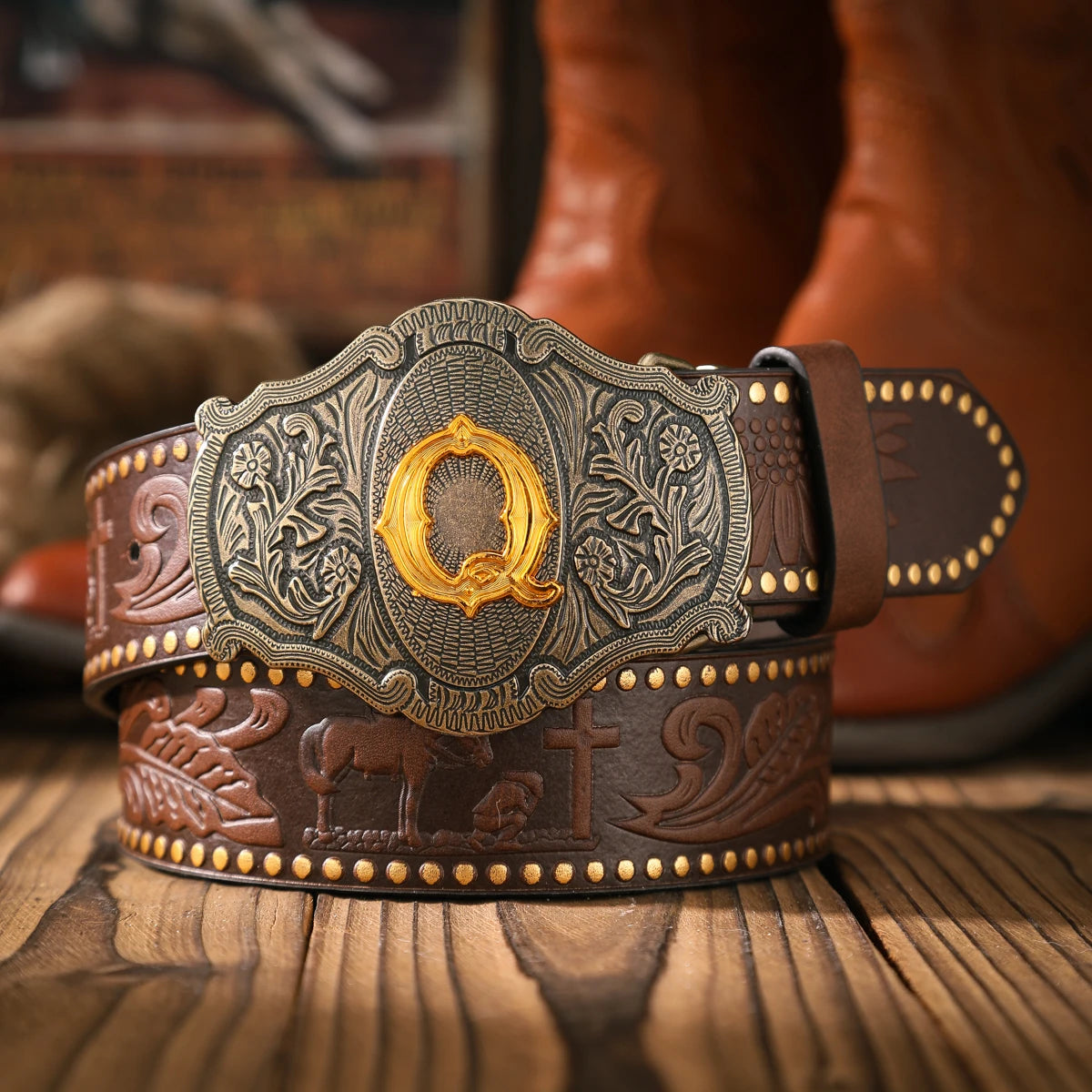 Casual Retro PU Belt With Metal Buckle — Black | KIMLUD