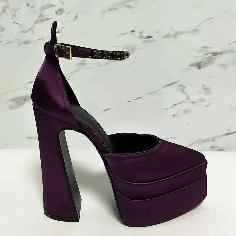 2025-new-fashion-catwalk-show-womens-single-shoes-fashion-pumps-summer-water-platform-thick-heel-pointed-toe-satin-high-heelskimlud-womens-fashion-34621461