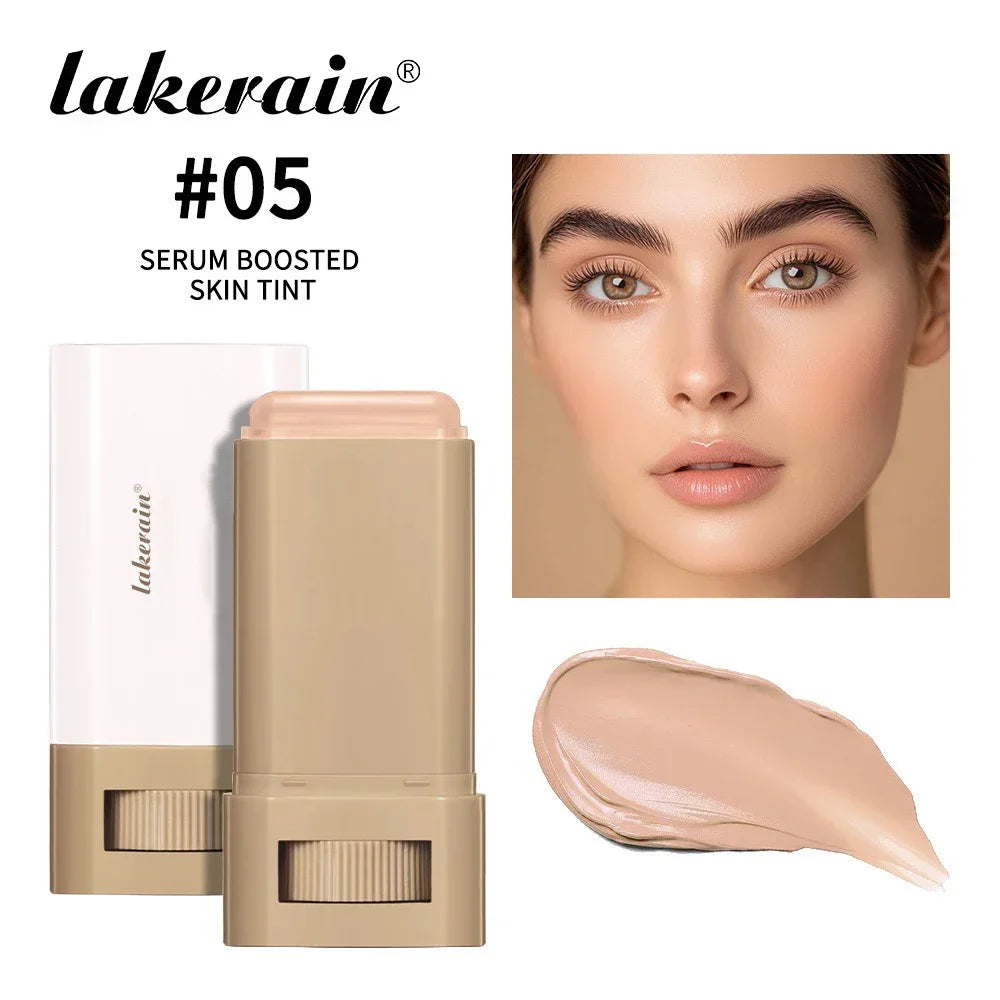 6Color Tinted Foundation Cream Stick Waterproof Lasting Oil-control Cover Acne Makeup Smooth Moisturize Concealer Serum Balm