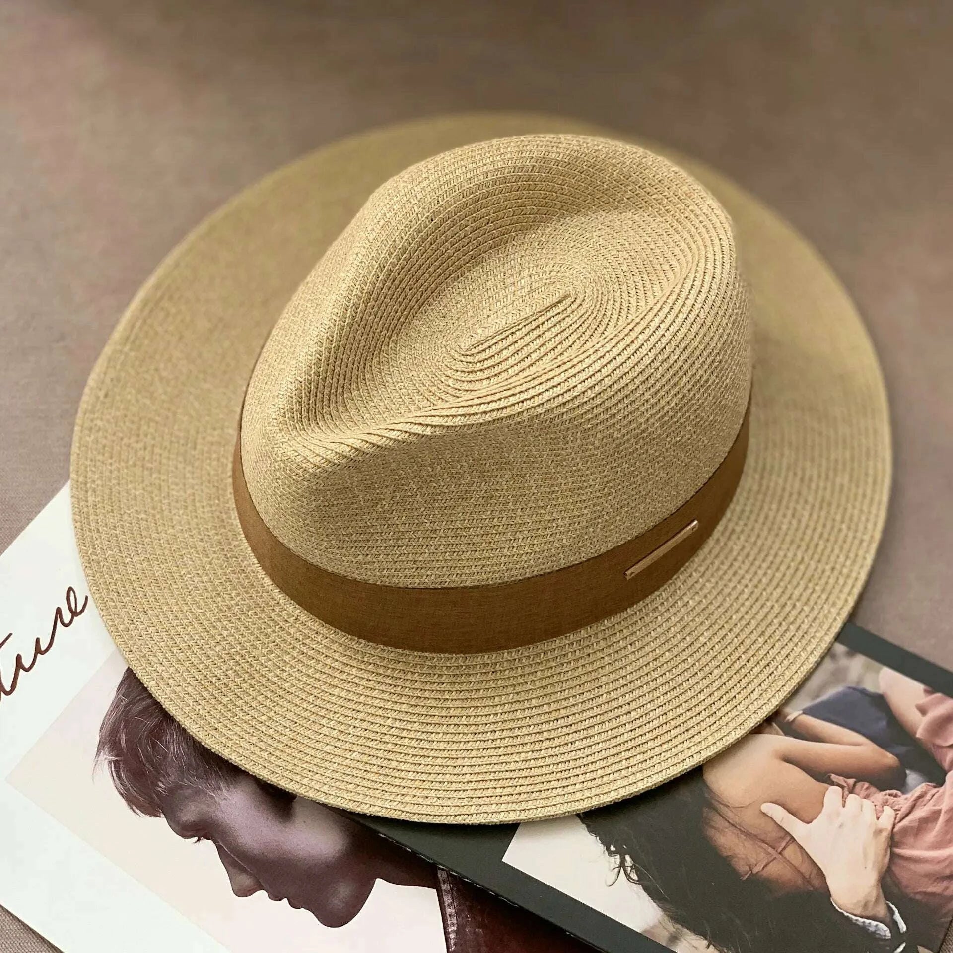 uspop-classic-panama-straw-hat-unisex-jazz-hat-summer-all-match-anti-ultraviolet-sun-hatkimludkimlud-35567625