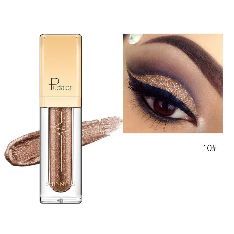 Liquid Eyeshadow – Waterproof – Gel – Purple Gold Metallic | KIMLUD