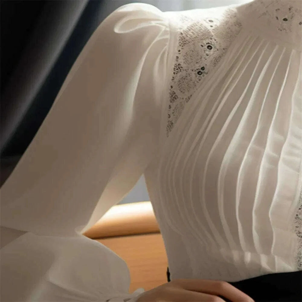 2024-spring-ladies-patchwork-lace-hollow-out-long-sleeve-shirt-tops-new-korean-fashion-womens-solid-color-stand-collar-blouseskimlud-womens-fashion-34627970