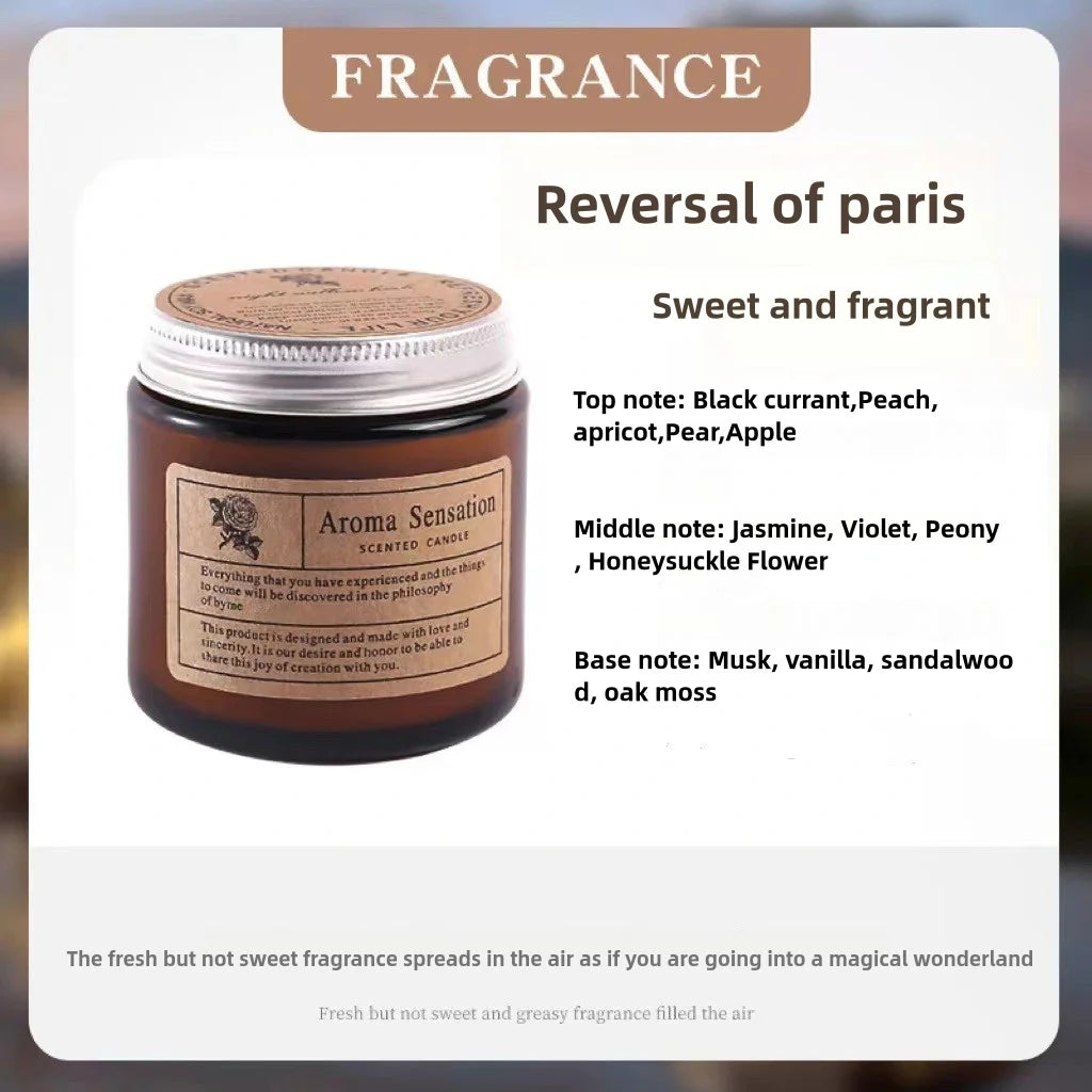 Smokeless Soy Candle Aromatherapy — Amber | KIMLUD