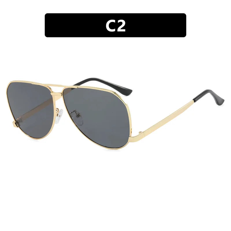 2025 Women Sunglasses Aviation Sung Glasses Retro Female Pilot Driving Travel Outdoor Ins Eyewears Oculos De Sol UV400