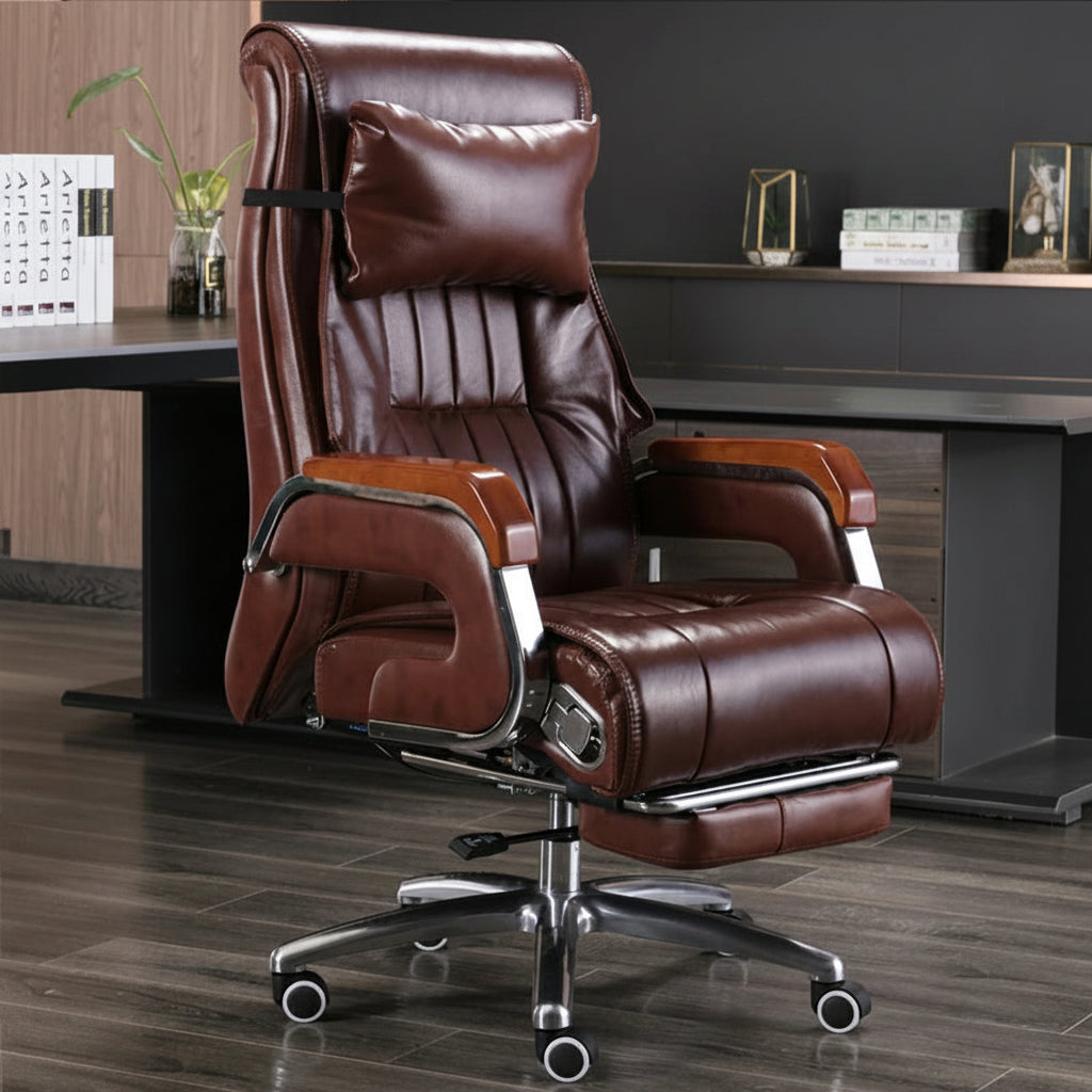 Office Chair – Massage Reclining High Back – Metal – N/A | KIMLUD