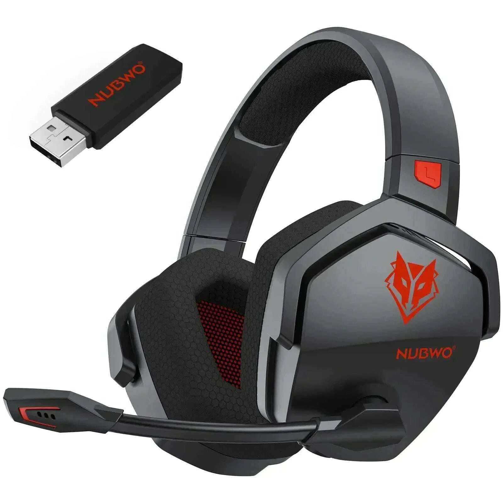 KIMLUD, NUBWO G06 Dual Wireless Headsets Gamer with Microphone for PS5, PS4, PC, Mobile, Switch, 2.4GHz Bluetooth 5.3 Gaming Headphones, KIMLUD Womens Clothes