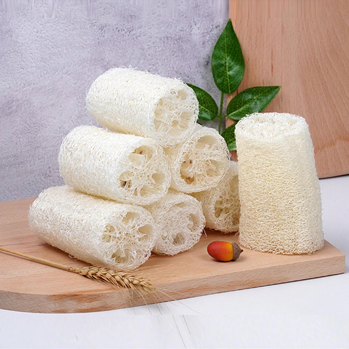 Natural Loofah Dishwashing Cloth, Loofah Sponge Scrubber, Loofah Sponge Scrubber, Scouring Pad, Loofah Brush Pot Brush