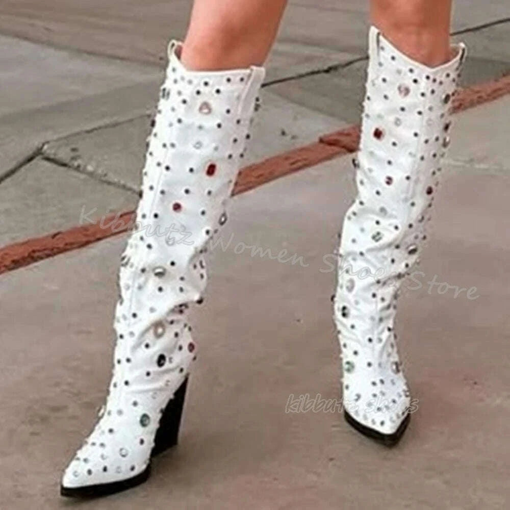bordered-rhinestone-knee-high-boots-glossy-genuine-leather-cowboy-fashion-concise-sexy-elegant-women-shoes-pointy-chunky-heelskimlud-womens-fashion-34627678