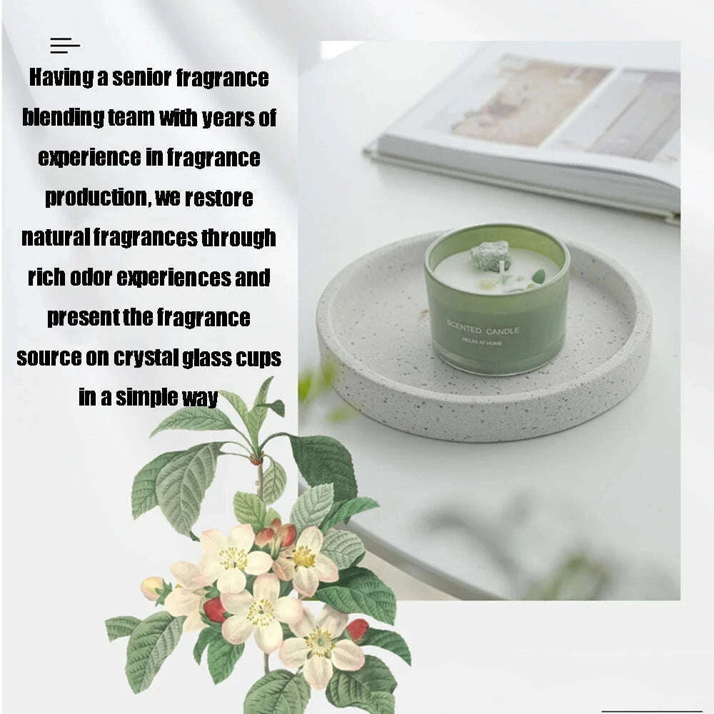 KIMLUD, Scented Wax Candle Smokeless Aromatic Soybean Candles Aromatherapy Wedding Birthday Party Gift 2024 Christmas Home Decoration, KIMLUD Womens Clothes