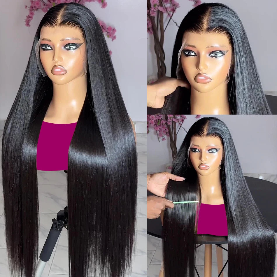 Lace Frontal Wig – 360 Front – Brazilian Human Hair – Straight | KIMLUD