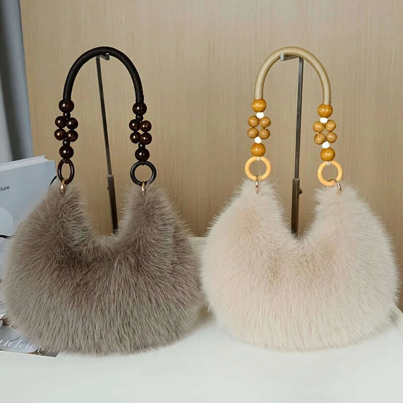 womens-faux-handbag-plush-faux-tote-purse-with-bead-accented-strap-zipper-closure-elegant-handbags-shoulder-bags-for-everydaykimludkimlud-35557038
