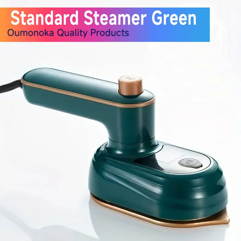 Stainless Steel Travel Steam Iron Compact Portable Garment Steamer — Silver | KIMLUD