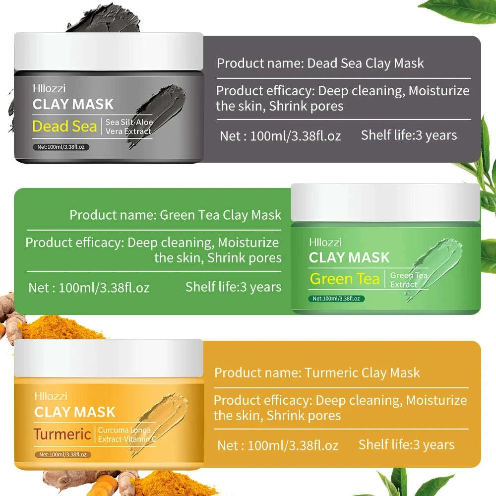 a-variety-of-clay-masks-green-tea-turmeric-dead-sea-mud-whitening-and-hydrating-deep-cleansing-of-pores-oil-control-and-mokimludkimlud-35568271