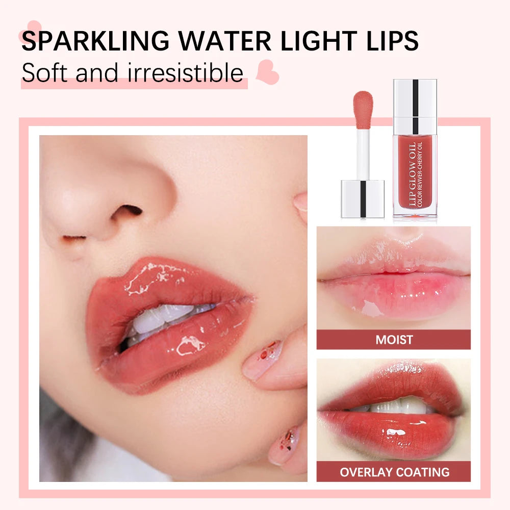 Lip Oil Gloss Moisturizing Balm — Soft Pink | KIMLUD