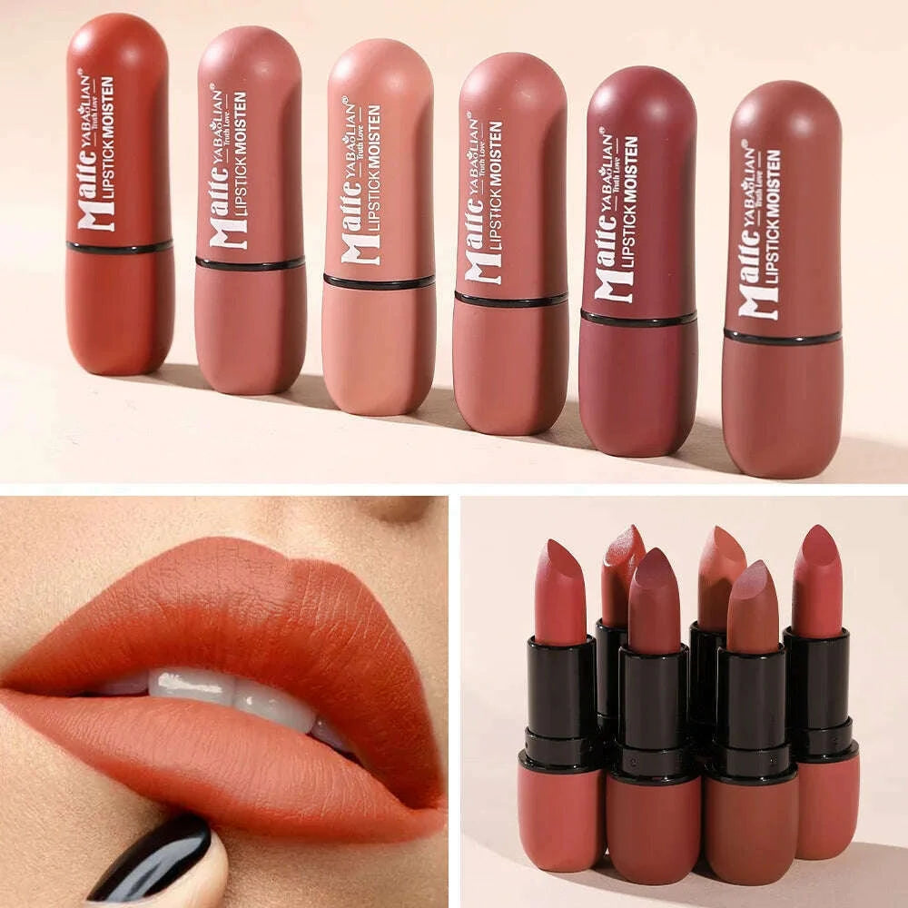6-color-matte-lipstick-velvet-lip-color-smooth-waterproof-long-lasting-color-lip-makeupkimlud-womens-fashion-34605975