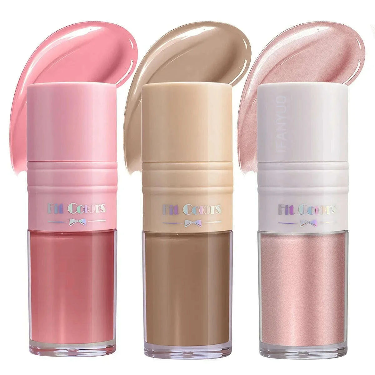 KIMLUD, 14 Colors Matte Liquid Blush Contour Highlighter Waterproof Long Lasting Sponge Brush Head High Pigment Blusher Brighten Bronzer, KIMLUD Womens Clothes