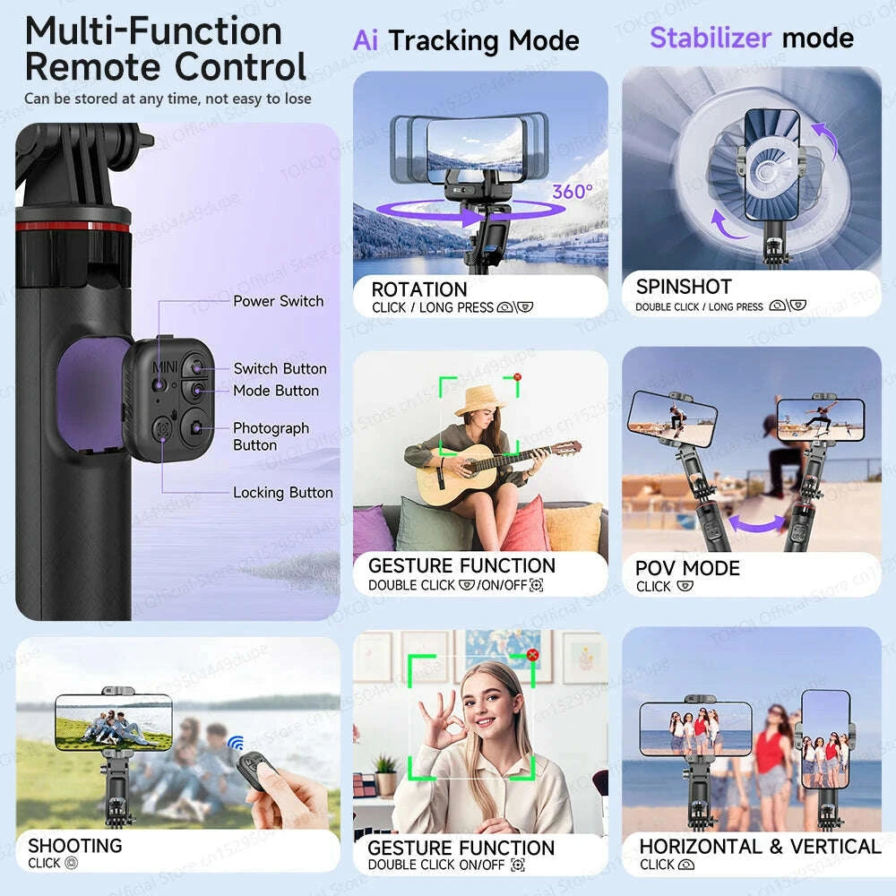 c22-ai-face-tracking-handheld-gimbal-stabiliser-360°-rotation-shoot-selfie-stick-tripod-for-mobile-phone-14-screw-for-camerakimludkimlud-35562132