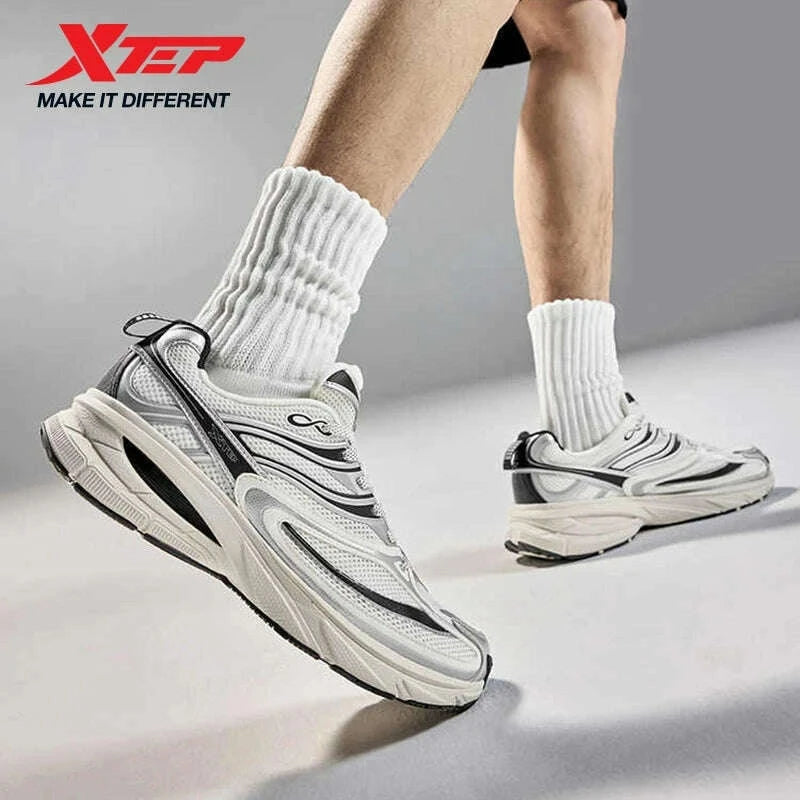 KIMLUD, Xtep Little Basque 2 Casual Shoes for Men 2025 Summer Vintage Breathable Comfortable Non-Slip Durability Sneakers 875219320017, KIMLUD Womens Clothes