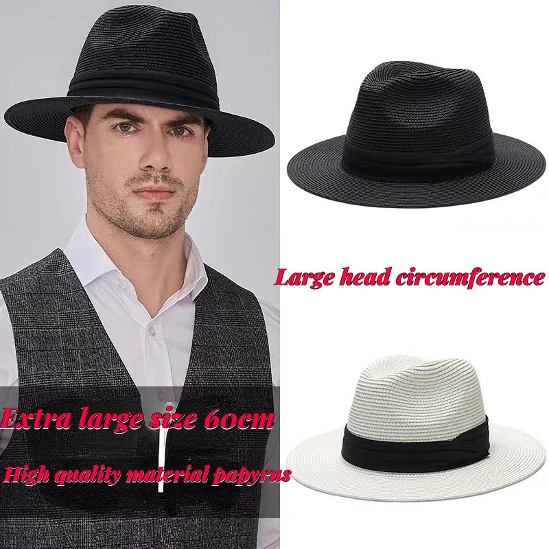 Panama Straw Wide Brim Elegant Hat — Natural | KIMLUD