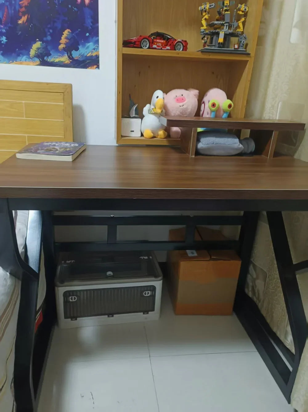 Heavy Duty 30MM Thick Solid Wood Computer Desk Ergonomic Office Desk Study Table Home Office Furniture Writing Desk Gaming