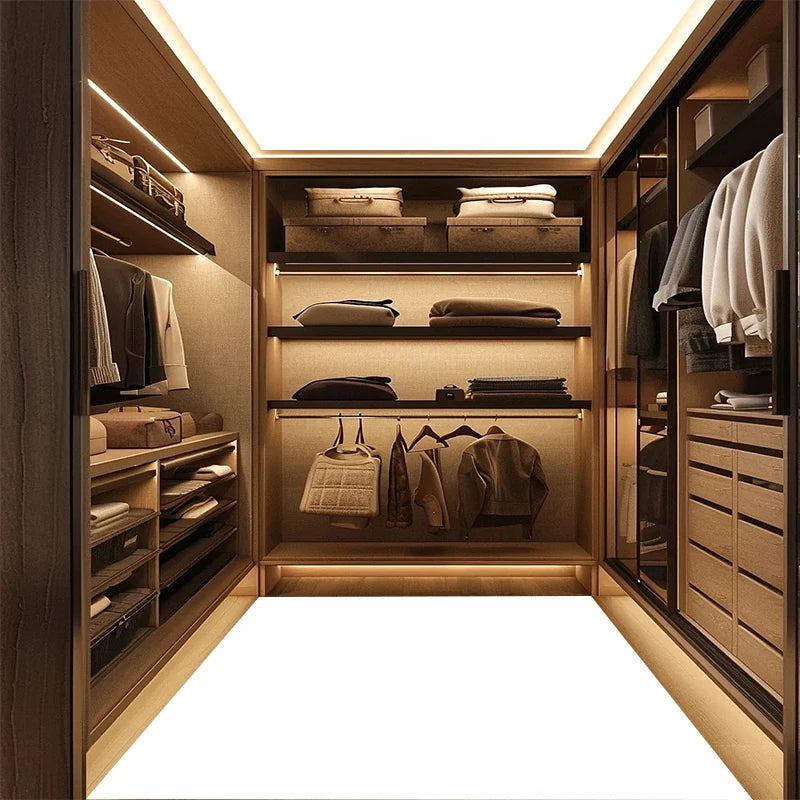 Wooden Wardrobe Walk-In Cabinet — Honeywood | KIMLUD