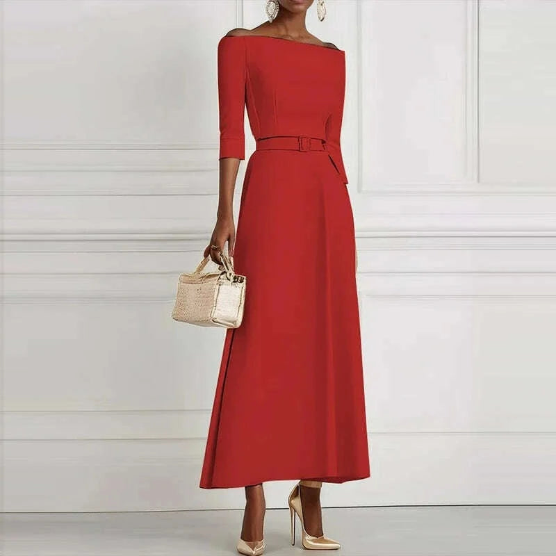 office-ladies-elegant-solid-high-waist-party-dress-2025-spring-crew-neck-hollow-long-dress-autumn-long-sleeve-a-line-maxi-dresskimlud-womens-fashion-34626129