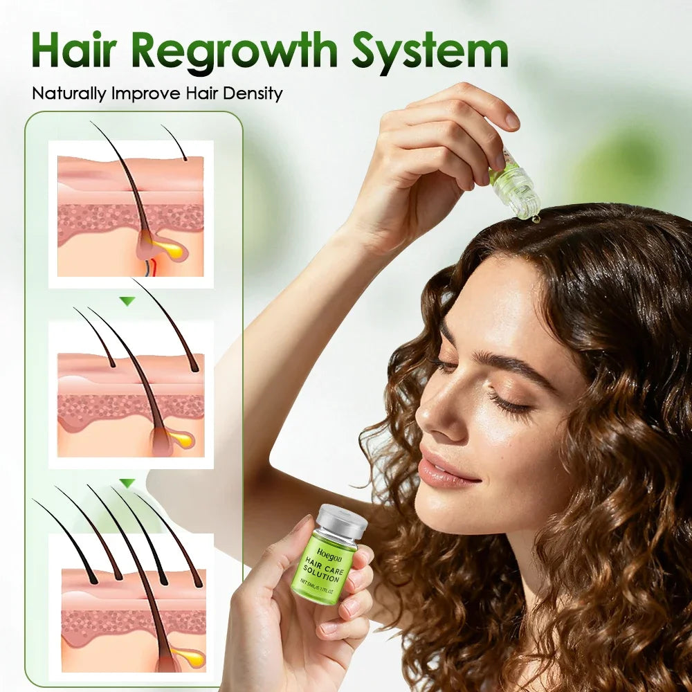 Lightweight Hair Serum Strengthens Roots — Green | KIMLUD