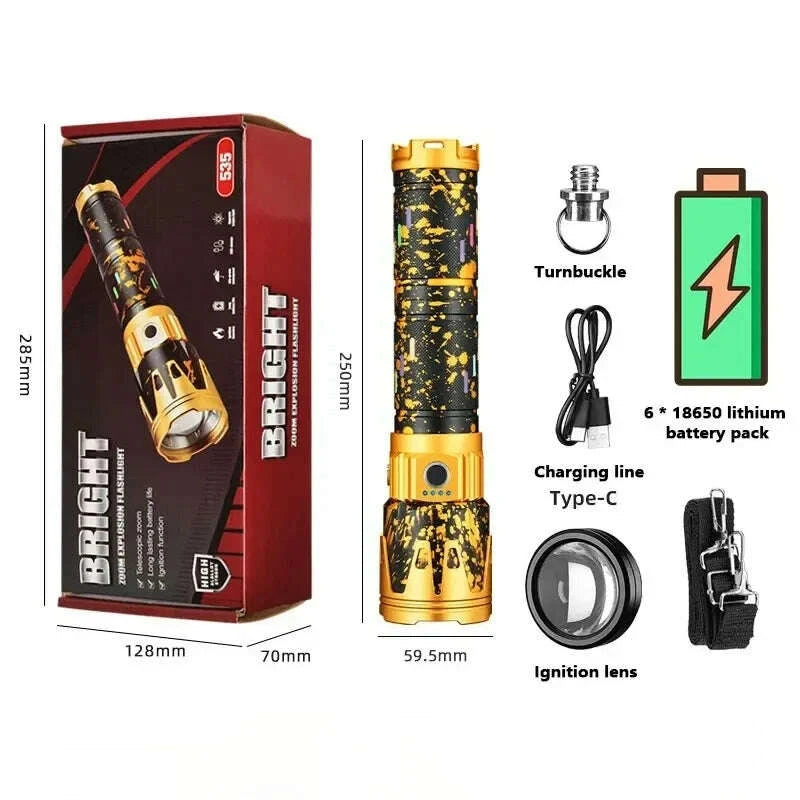 high-power-white-laser-flashlight-super-bright-led-spotlight-long-range-torch-zoom-emergency-outdoor-with-battery-indicatorkimludkimlud-35562489