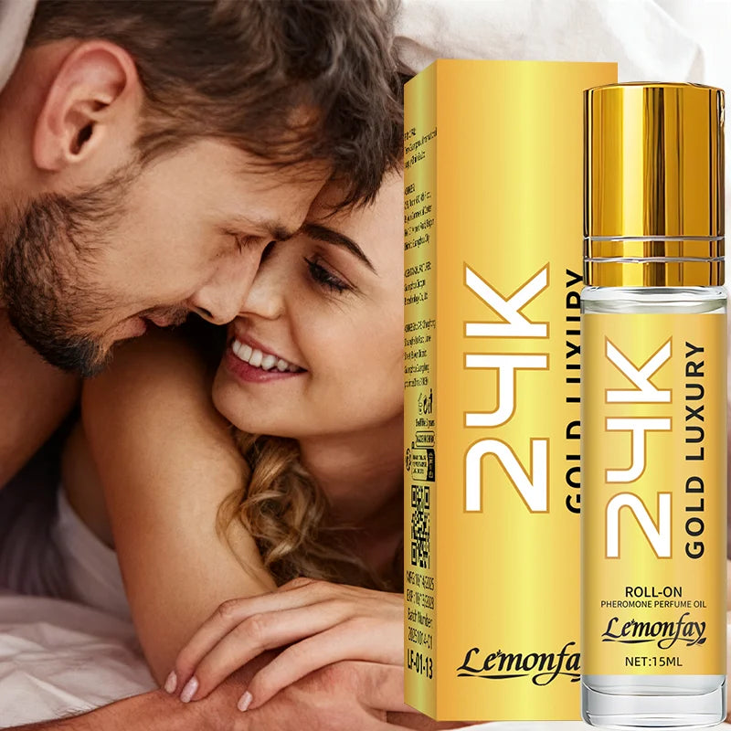 Gold 24K Luxury Pheromone Perfume Oil — Gold | KIMLUD